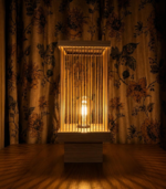 Unique Handmade Wooden Bedside Lamp