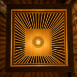 Unique Handmade Wooden Bedside Lamp - Image 5