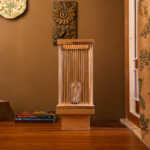 Unique Handmade Wooden Bedside Lamp - Image 3