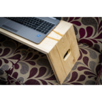 Laptop Stand & Fold-Away Bed Tray – Real Wood, Portable & Multifunctional - Image 4