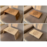 Laptop Stand & Fold-Away Bed Tray – Real Wood, Portable & Multifunctional - Image 5