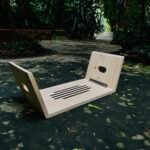 Laptop Stand & Fold-Away Bed Tray – Real Wood, Portable & Multifunctional - Image 2