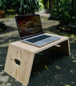 Laptop Stand & Fold-Away Bed Tray – Real Wood, Portable & Multifunctional