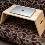 Laptop Stand & Fold-Away Bed Tray – Real Wood, Portable & Multifunctional