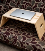 Laptop Stand & Fold-Away Bed Tray – Real Wood, Portable & Multifunctional