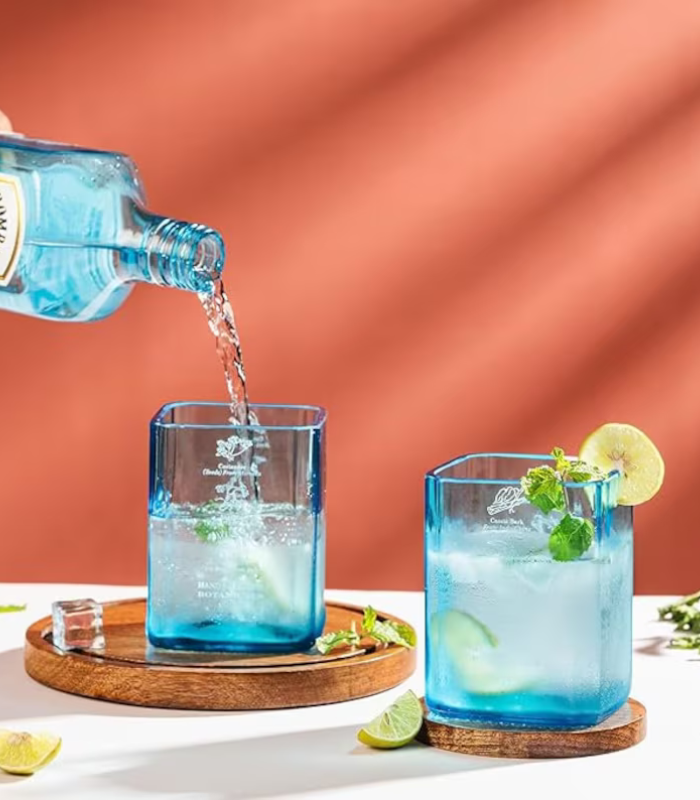 Upcycled Blue Glass