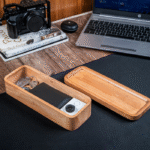 Handcrafted Premium Mahogany Wooden Desk Box – Elegant Organizer for Home & Office